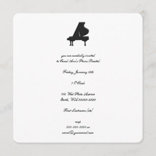 Overweging Piano Kaart