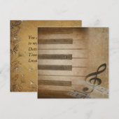 Overweging Piano Kaart (Voorkant / Achterkant)