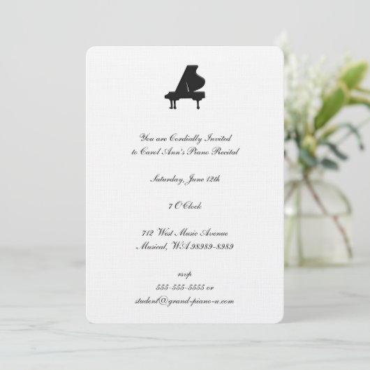 Overweging Piano Kaart (Staand voorkant)