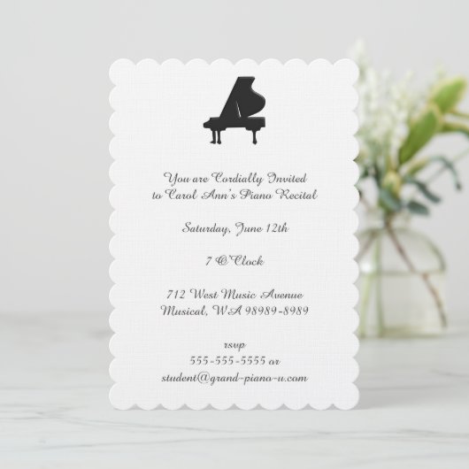 Overweging Piano Kaart (Staand voorkant)