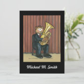 Overweging - uitnodiging - Tuba (Staand voorkant)