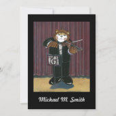 Overweging - Uitnodiging - Violin (Voorkant)