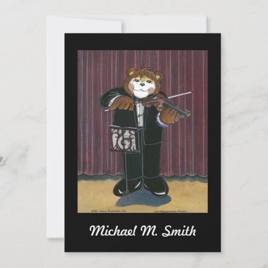 Overweging - Uitnodiging - Violin (Voorkant)