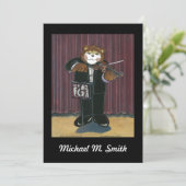 Overweging - Uitnodiging - Violin (Staand voorkant)