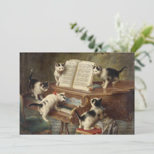 Overweging van de Kittens | Carl Reichert (Staand voorkant)