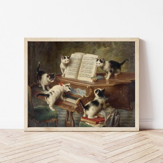 Overweging van de Kittens | Carl Reichert Poster