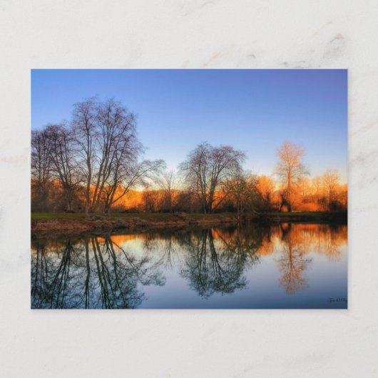 Overwegingen van eenzaamheid briefkaart (Voorkant)