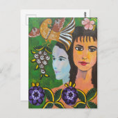 Overwegingen van het verleden briefkaart (Voorkant / Achterkant)