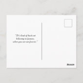 Overwegingen van het verleden briefkaart (Achterkant)