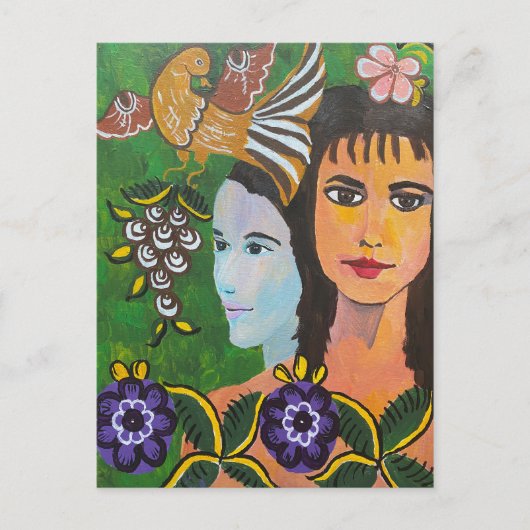 Overwegingen van het verleden briefkaart (Voorkant)