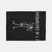 Overweldigd Door 6 7 Meme 67 Zes Zeven 6 7 Fleece Deken (Voorkant (Horizontaal))