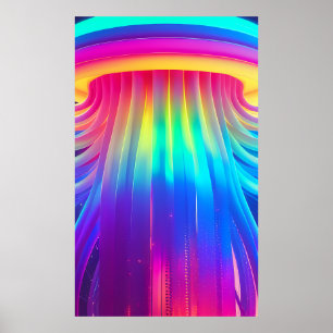 Overweldigd door een Kracht van Technologische Di Poster