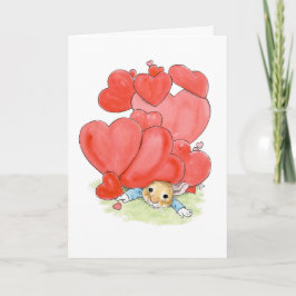 Overweldigd door liefde kaart