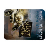 Overweldigd ...gewoon ademmagneet 23 magneet (Horizontaal)