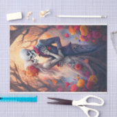 Overweldigd in eeuwige liefde, vuurgotische gelief tissuepapier (Craft)