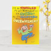 Overweldigd Kaart (Gele Bloem)