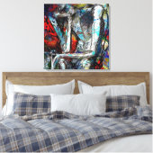 Overweldigd (PRIMO) Aangepast ontwerp Canvas Afdruk (Insitu (Slaapkamer))