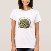 overweldigde schildpad t-shirt (Voorkant)
