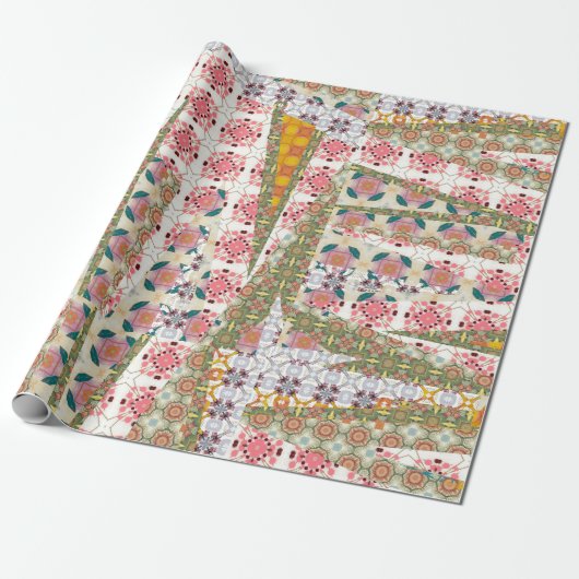 Overweldigend omslagpapier cadeaupapier (Uitgerold)