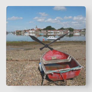 Overweldigende Bosham Haven Engeland Vierkante Klok