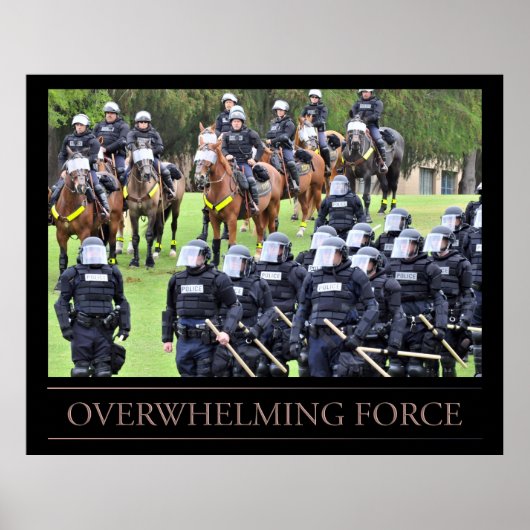 Overweldigende kracht Poster (Voorkant)