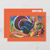 Overweldigende Thanksgiving Feestdagenkaart (Voorkant / Achterkant)