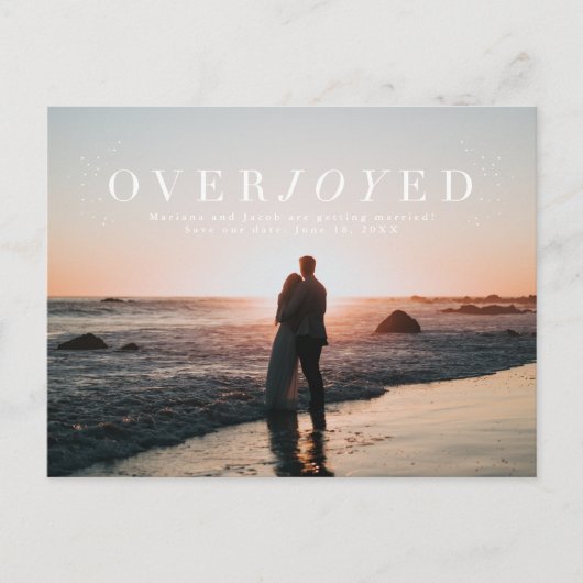 Overweldigende vakantie sparen het briefkaart van  (Voorkant)