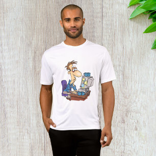 Overwerkte Kantoormedewerker Grappige Vermoeide We T-shirt