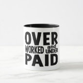 Overwerkte mok - kies stijl & kleur (Midden)