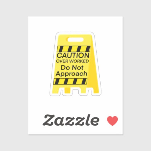 overwerkte Sticker (Vel)