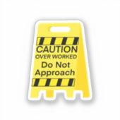 overwerkte Sticker (Voorkant)