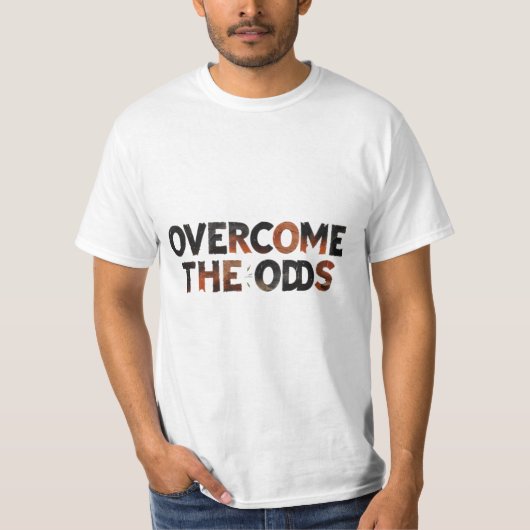 Overwin de kansen t-shirt (Voorkant)