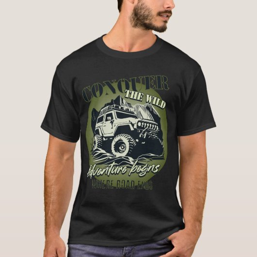 Overwin de Wilde T-shirt - groen (Voorkant)
