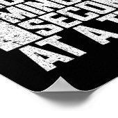 Overwin verslaving één dag uur seconde per minuut poster (Hoek)