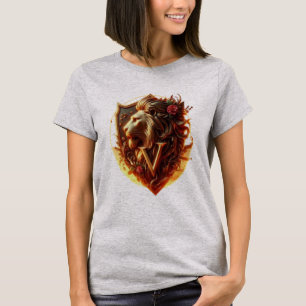 Overwinnaar Leeuw Koninklijk Schild (Design voor I T-shirt