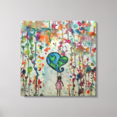 Overwinnen Chaos Liefde Abstract Canvas Print (Voorkant)