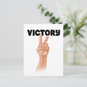 Overwinning Briefkaart (Staand voorkant)