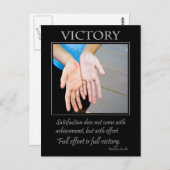 Overwinning Briefkaart (Voorkant / Achterkant)