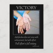 Overwinning Briefkaart (Voorkant)