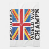 Overwinning Britse Wereldoorlog Theedoek (Verticaal)