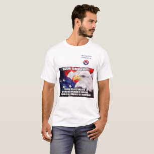 Overwinning door eenheid t-shirt