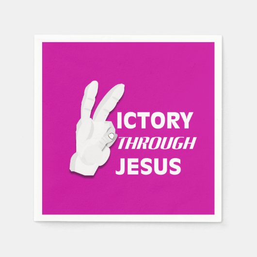 Overwinning door Jezus II Servetten (Voorkant)