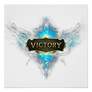 Overwinning - Een Symbool van Triomf en Prestatie Perfect Poster