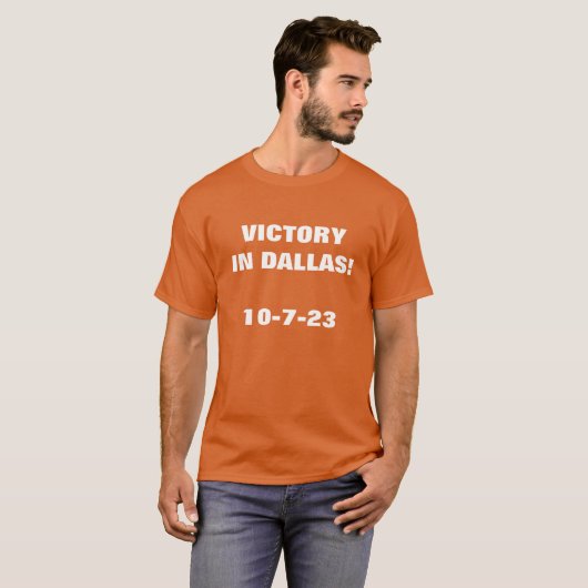 OVERWINNING IN DALLAS T-shirt (Voorkant volledig)