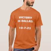 OVERWINNING IN DALLAS T-shirt (Voorkant)