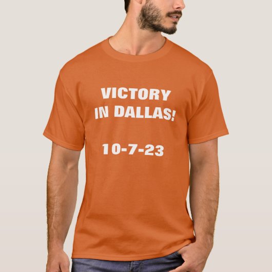 OVERWINNING IN DALLAS T-shirt (Voorkant)