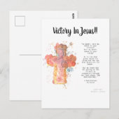 Overwinning in Jezus Briefkaart (Voorkant / Achterkant)