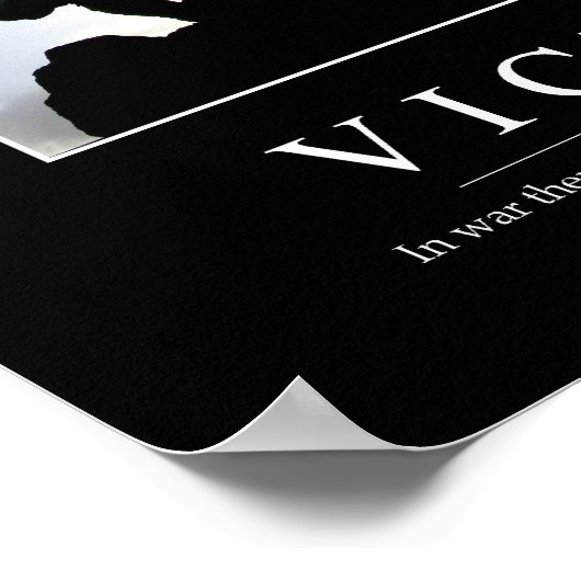 Overwinning: Inspirerend offerte Poster (Hoek)