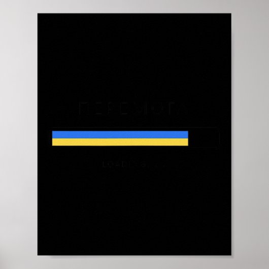 Overwinning Laden Oekraïne Vrijheid Oekraïense Vla Poster (Voorkant)