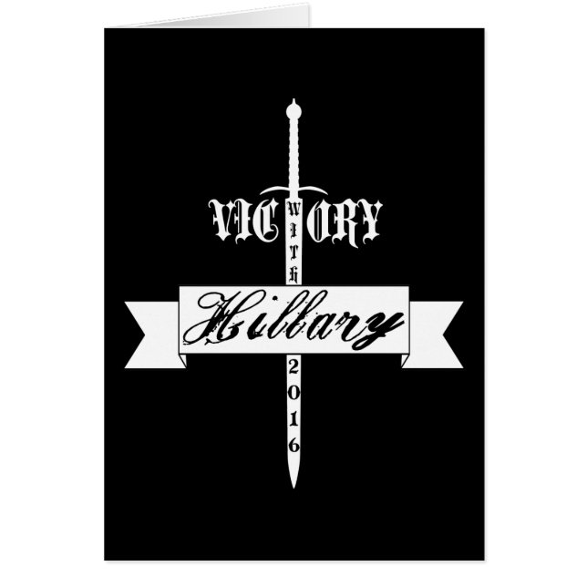 Overwinning met Hillary - 2016 (Voorkant)